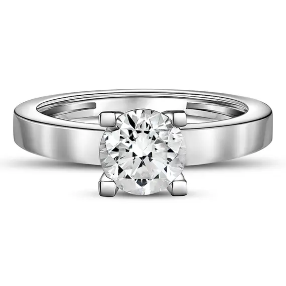 Кольцо с выращенным бриллиантом 1.088 ct, изображение 2
