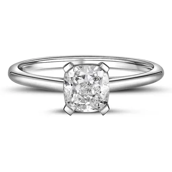Кольцо с выращенным бриллиантом 0,767 ct, изображение 2