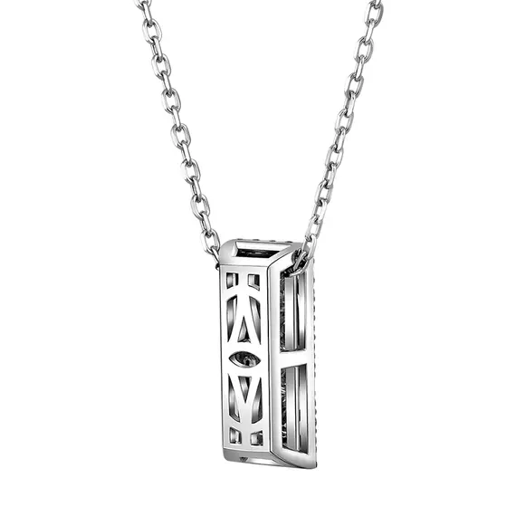 Подвеска с выращенными бриллиантами 0,923 ct, изображение 2