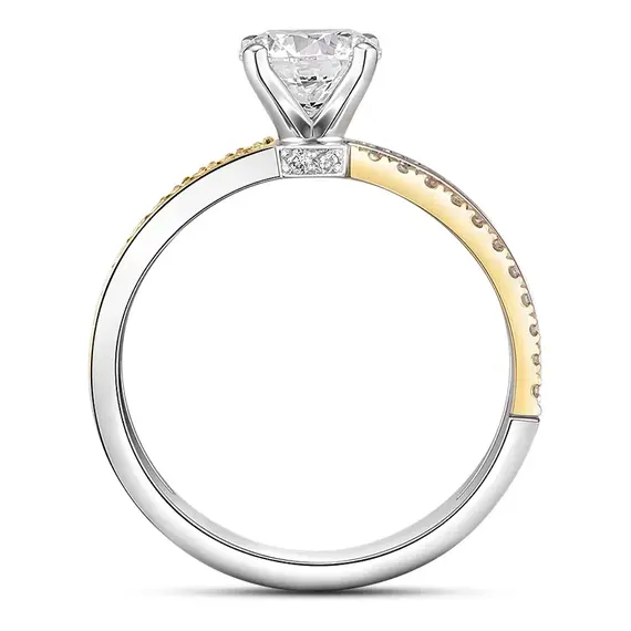 Кольцо с выращенными бриллиантами 1,205 ct, изображение 3