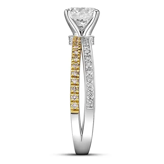 Кольцо с выращенными бриллиантами 1,205 ct, изображение 5