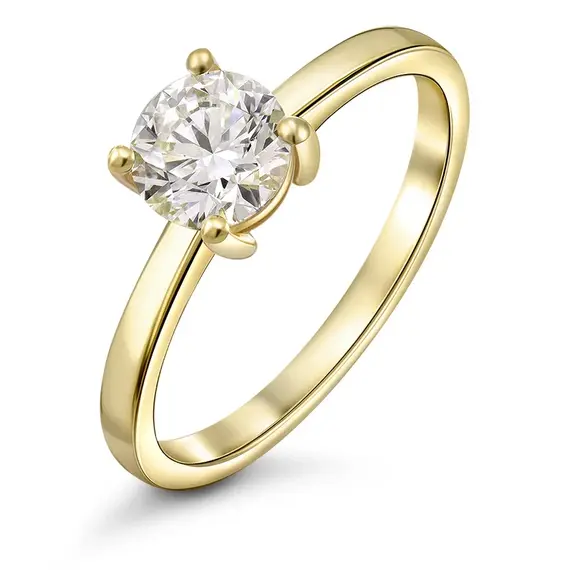 Кольцо с выращенным бриллиантом 0.710 ct, изображение 2