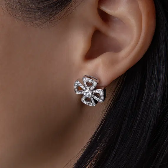 Серьги с выращенными бриллиантами 0,954 ct, изображение 4
