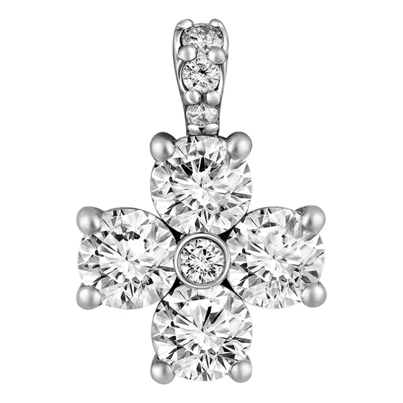 Подвеска с выращенными бриллиантами 0.545 ct
