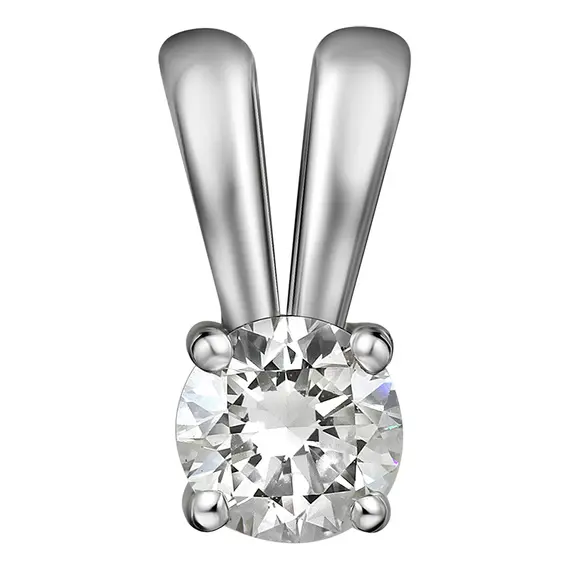 Подвеска с выращенным бриллиантом 0.310 ct