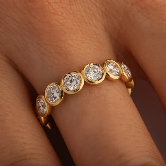 Кольцо с выращенными бриллиантами 2.480 ct, изображение 5