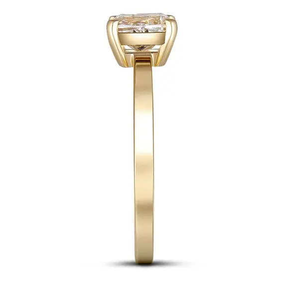Кольцо с выращенным бриллиантом 0.510 ct, изображение 4