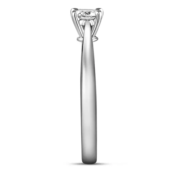 Кольцо с выращенным бриллиантом 0,352 ct, изображение 4