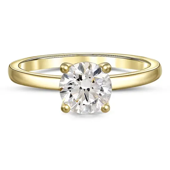 Кольцо с выращенным бриллиантом 1.080 ct, изображение 2