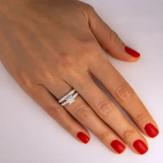 Кольцо с выращенными бриллиантами 2.247 ct, изображение 6