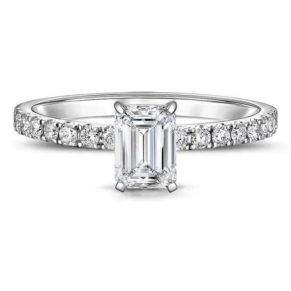 Кольцо с выращенными бриллиантами 1.053 ct, изображение 2
