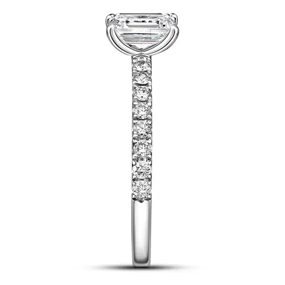 Кольцо с выращенными бриллиантами 1.053 ct, изображение 4