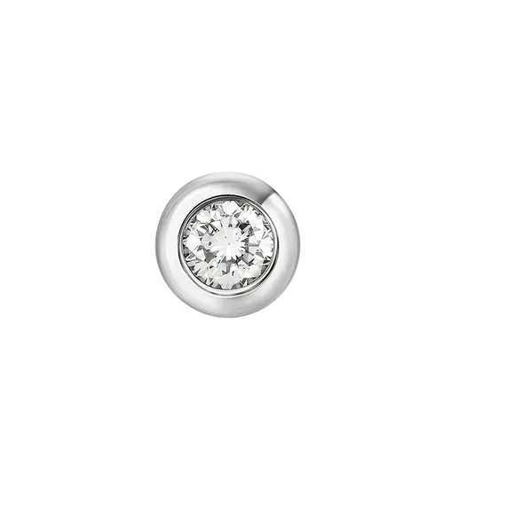 Моносерьга с выращенным бриллиантом 0.256 ct, изображение 2
