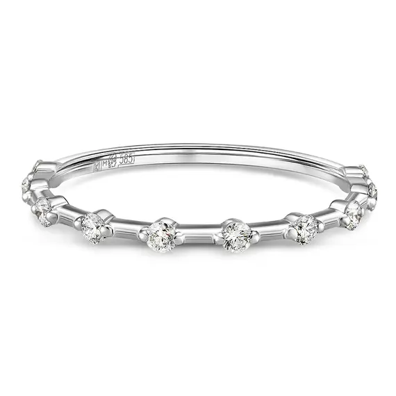 Кольцо с выращенными бриллиантами 0.211 ct, изображение 2