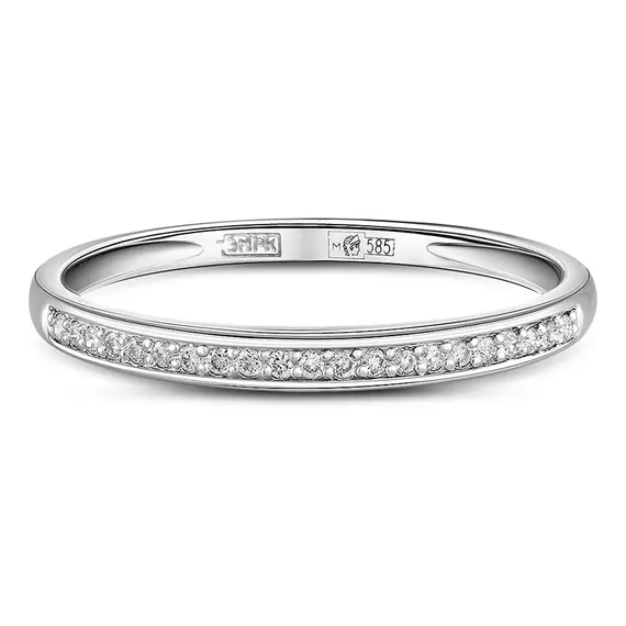Кольцо с выращенными бриллиантами 0.073 ct, изображение 2
