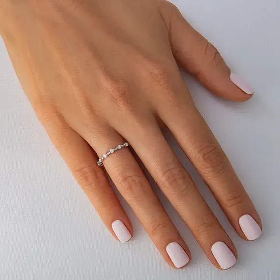 Кольцо с выращенными бриллиантами 0.211 ct, изображение 3