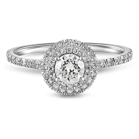 Кольцо с выращенными бриллиантами 0.631 ct, изображение 2