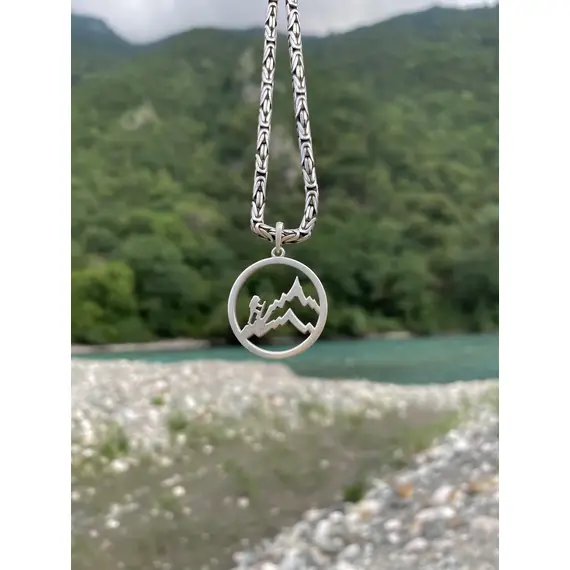 Подвеска серебро Горы, изображение 9
