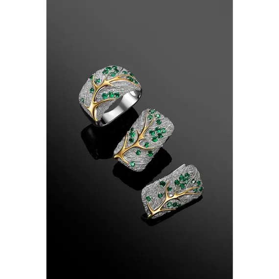 Серьги серебро 925 Дерево жизни, изображение 15