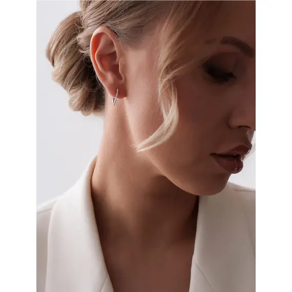 Серьги серебряные 925 проба, изображение 3