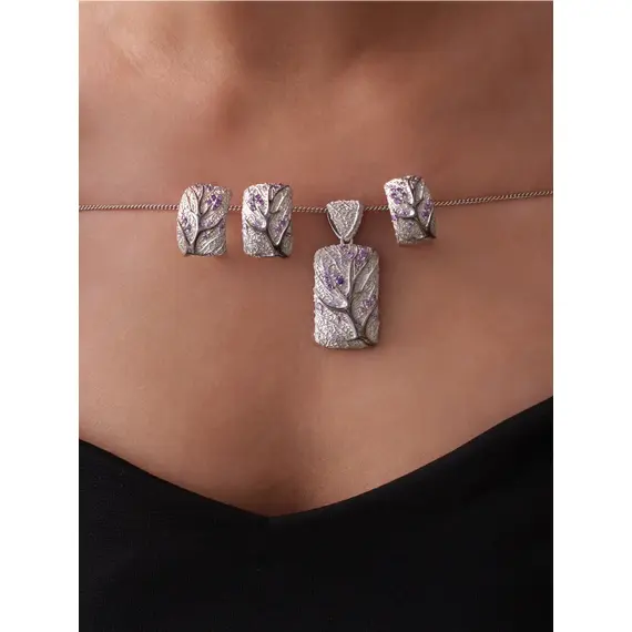 Серьги серебро 925, изображение 5