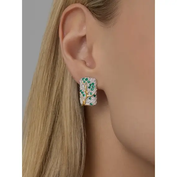 Серьги серебро 925 Дерево жизни, изображение 7