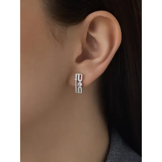 Серьги из серебра 925 пробы, изображение 2