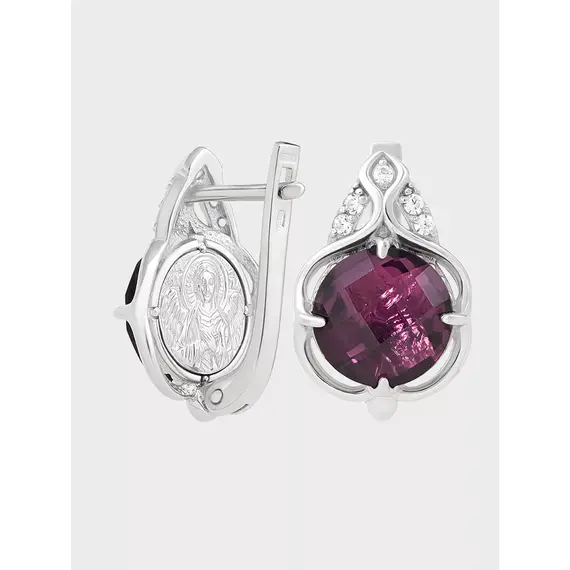 Серьги серебро 925 православные, изображение 5