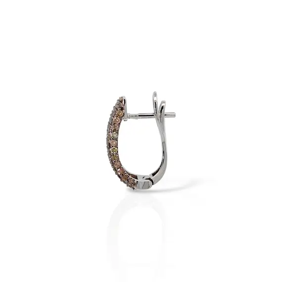 Серьги с бриллиантами из золота 585, изображение 4