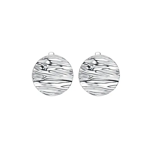 Серьги "Волны" из серебра 925 пробы