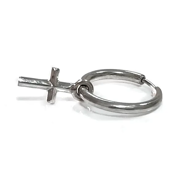 Серьга одиночная из серебра, изображение 2
