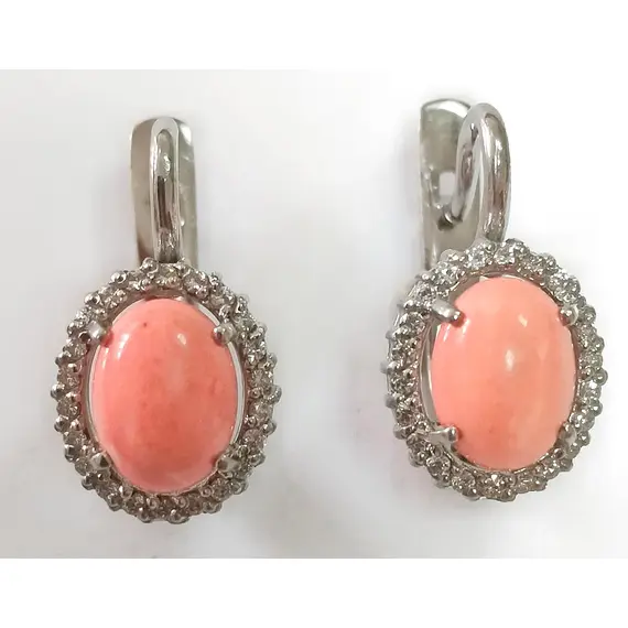 Ювелирные серьги из серебра 925 пробы