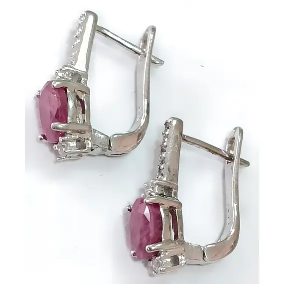 Ювелирные серьги из серебра, изображение 2