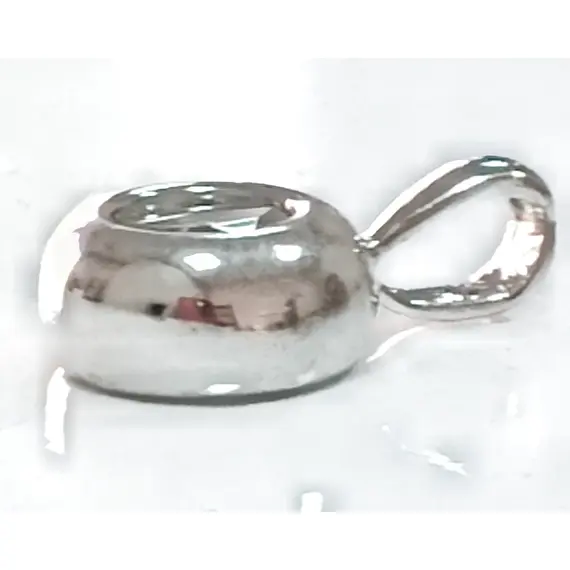 Серебряная подвеска с фианитом, изображение 2