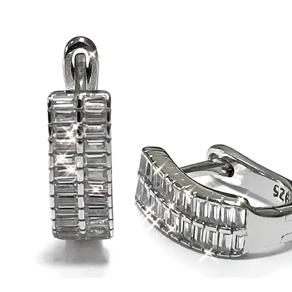 Ювелирные серьги из серебра 925 пробы, изображение 3