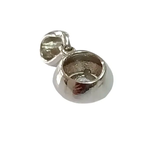 Серебряная подвеска с фианитом, изображение 3