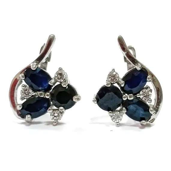 Ювелирные серьги из серебра, изображение 3