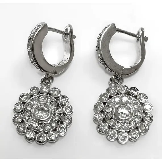 Ювелирные серьги из серебра, изображение 2