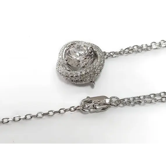 Колье Эстерелла из серебра 925-й пробы с подвеской, изображение 3