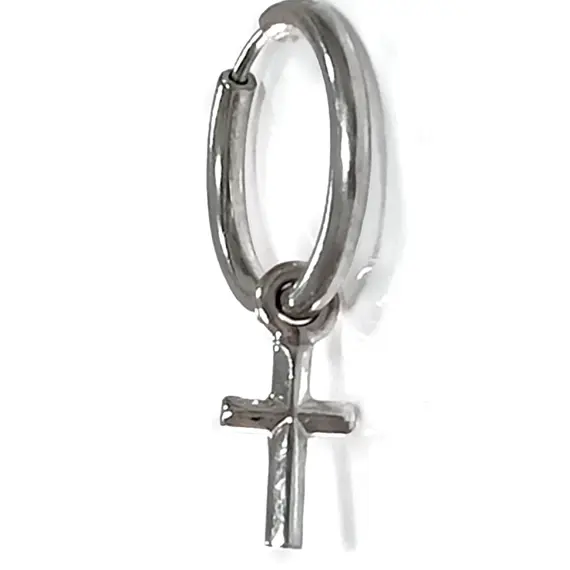 Серьга одиночная из серебра, изображение 3