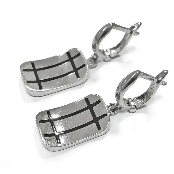 Ювелирные серьги из серебра 925 пробы, изображение 2