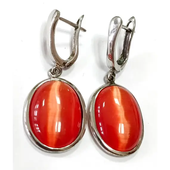 Серьги ювелирные, серебро 925 проба, изображение 2