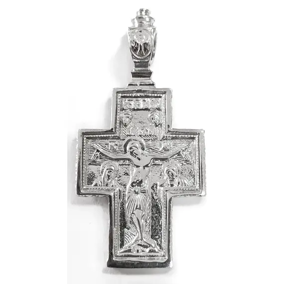 Ювелирный крест из серебра 925 пробы