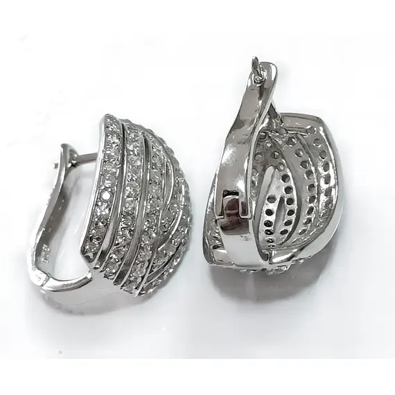 Ювелирные серьги из серебра, изображение 3