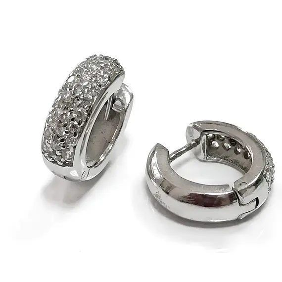 Ювелирные серьги из серебра, изображение 2