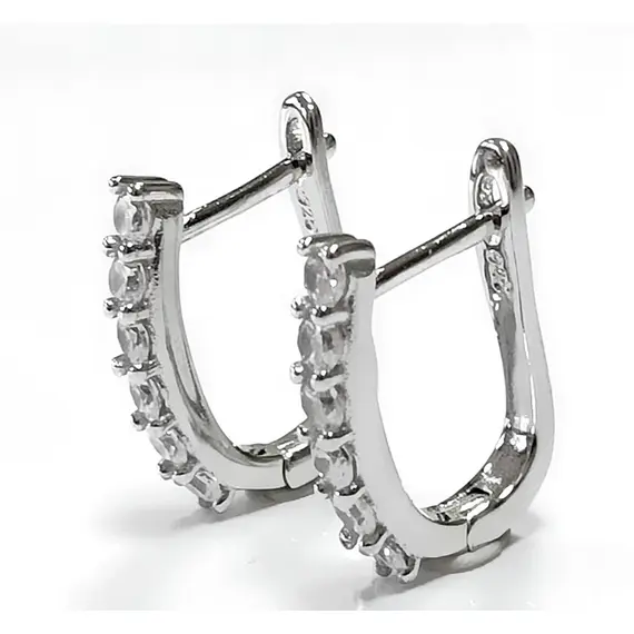 Ювелирные серьги из серебра, изображение 2