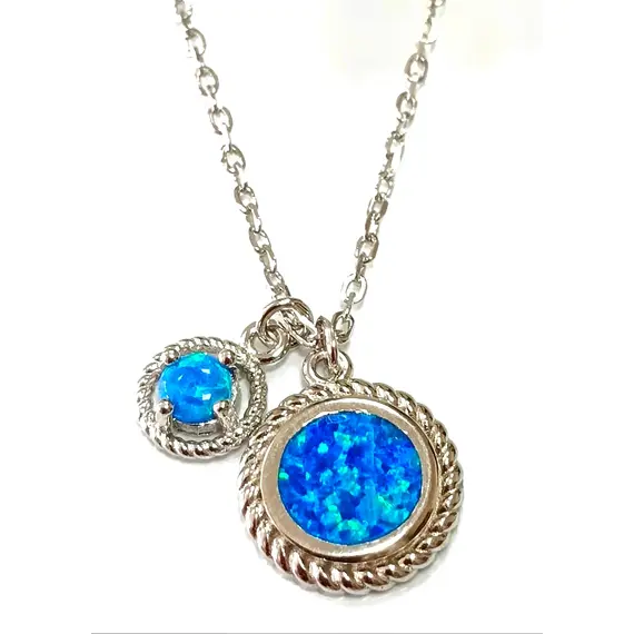 Колье из серебра с подвесками Эстерелла