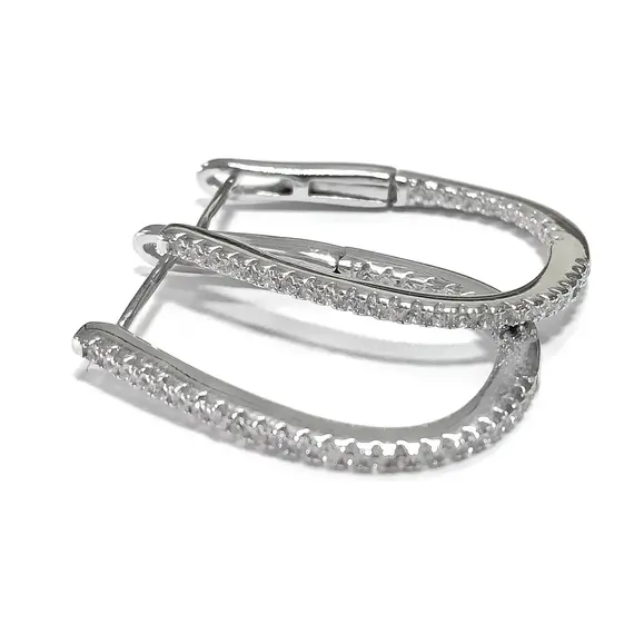 Ювелирные серьги из серебра 925 пробы, изображение 3