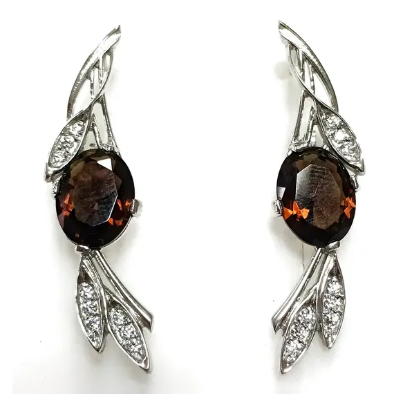 Ювелирные серьги из серебра