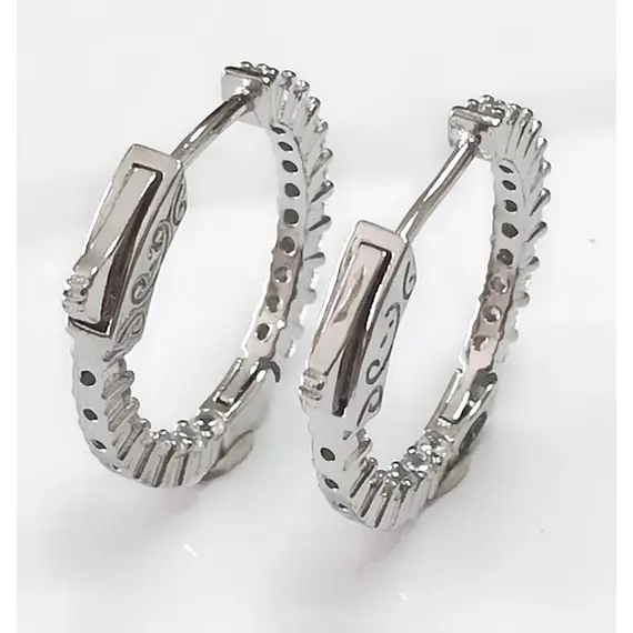 Ювелирные серьги из серебра, изображение 2